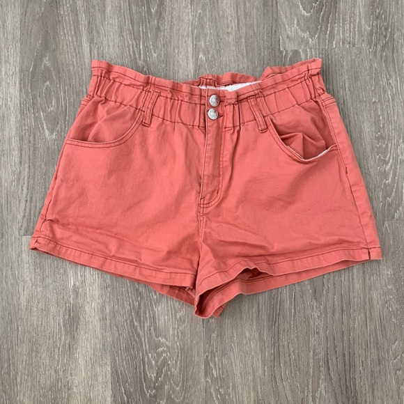 wild fable Pants - Wild Fable Salmon Paper Bag Shorts